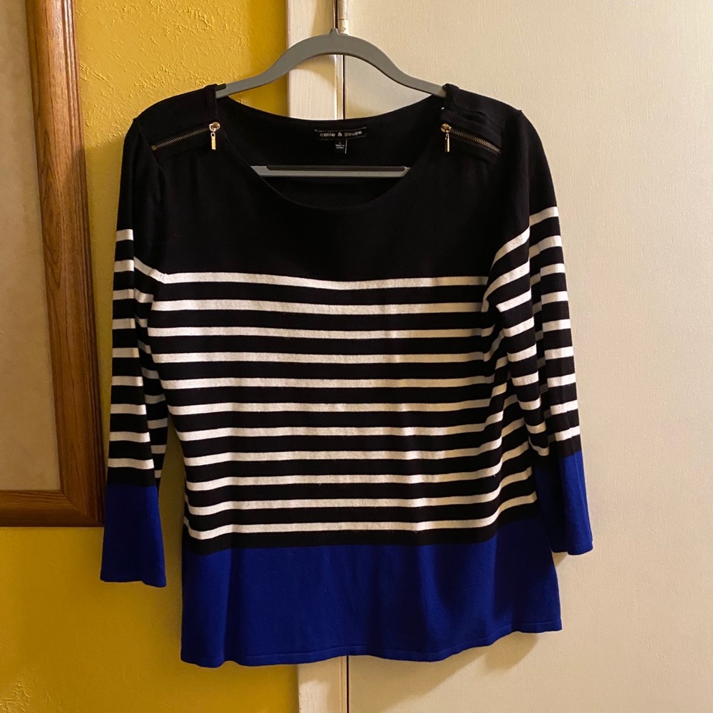 Sweater, bold colors, size L